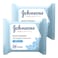 Johnson's Moisturising Micellar Facial Wipes for Dry Skin 25 Wipes, Pack of 2
