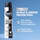 NIVEA MEN Black &amp; White Invisible Antiperspirant Deodorant Spray, Original, 72H Active Protection, 5IN1, Anti-Odour, Sweat, Stains, Residues &amp; Irritation, 200ml, Pack of 2