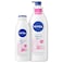 NIVEA Body Lotion for Normal to Dry Skin, Natural Glow, with Vitamin C and UV Filter, Moisturizes and Evens Skin Tone, 400ml + 250ml