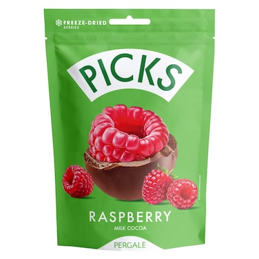 Picks Raspberry Milk Cocoa Freeze Dried Dragee, 90g