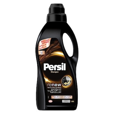 Persil Renew Shampoo for All Abayas and Dark Clothes, Oud, 1.8L