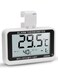 NALACAL Digital Refrigerator Thermometer Fridge Thermometer, Thermometer with Alarm and Maximum/Minimum Recording Function, Waterproof Fridge Freezer Thermometer