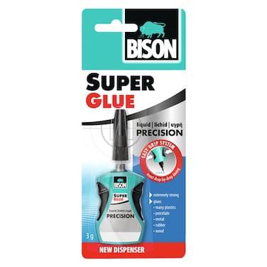 Bison Super Glue Precision Card, 3g