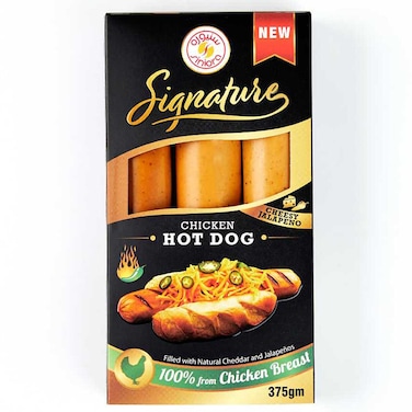 Siniora Chicken Hotdog Cheesy Jalepeno 375g