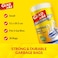 Glad Tuff Stuff Garbage Bag Small White Handle Bags 51cm x 39.5cm (20L) 30 PCS