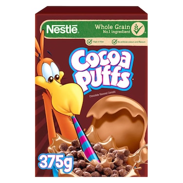 Nestle Cocoa Puffs Chocolate Breakfast Cereal, 375g