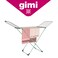 Gimi Borealis 20m Aluminum-Coated Steel Foldable Cloth Dryer with Wheels and Locking Mechanism