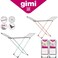 Gimi Borealis 20m Aluminum-Coated Steel Foldable Cloth Dryer with Wheels and Locking Mechanism