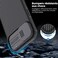Muzz Camera Protective Cover Case for iPhone 15 (6.1"), Slider Camera Protection, Anti-Scratch &amp; Shockproof, Slim, Black Camshield (iPhone 15)