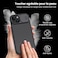 Muzz Camera Protective Cover Case for iPhone 15 (6.1"), Slider Camera Protection, Anti-Scratch &amp; Shockproof, Slim, Black Camshield (iPhone 15)