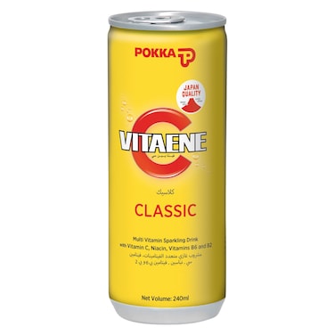 Pokka Classic Vitaene C Multi-Vitamin Sparkling Drink Can, 240ml