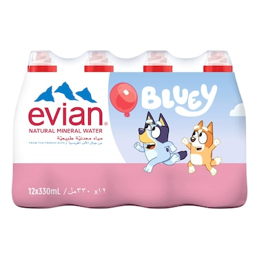 إيفيان كيدز بلوي مياه معدنية طبيعية 330 ملل حزمة من 12