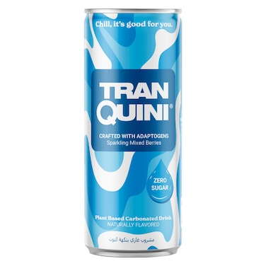 ترانكِويني بنكهة التوت المختلط – مشروب فوار مرطّب، 250 ملل