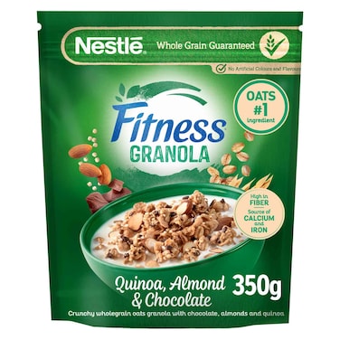 Nestle Fitness Quinoa, Almond and Chocolate Granola, 350g