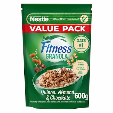 Nestle Fitness Quinoa, Almond and Chocolate Granola, 600g