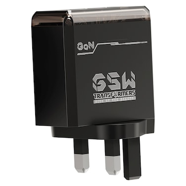Transformers TF-K11 2 Type C and 1 Type A Travel Adapter, Black, 20 W
