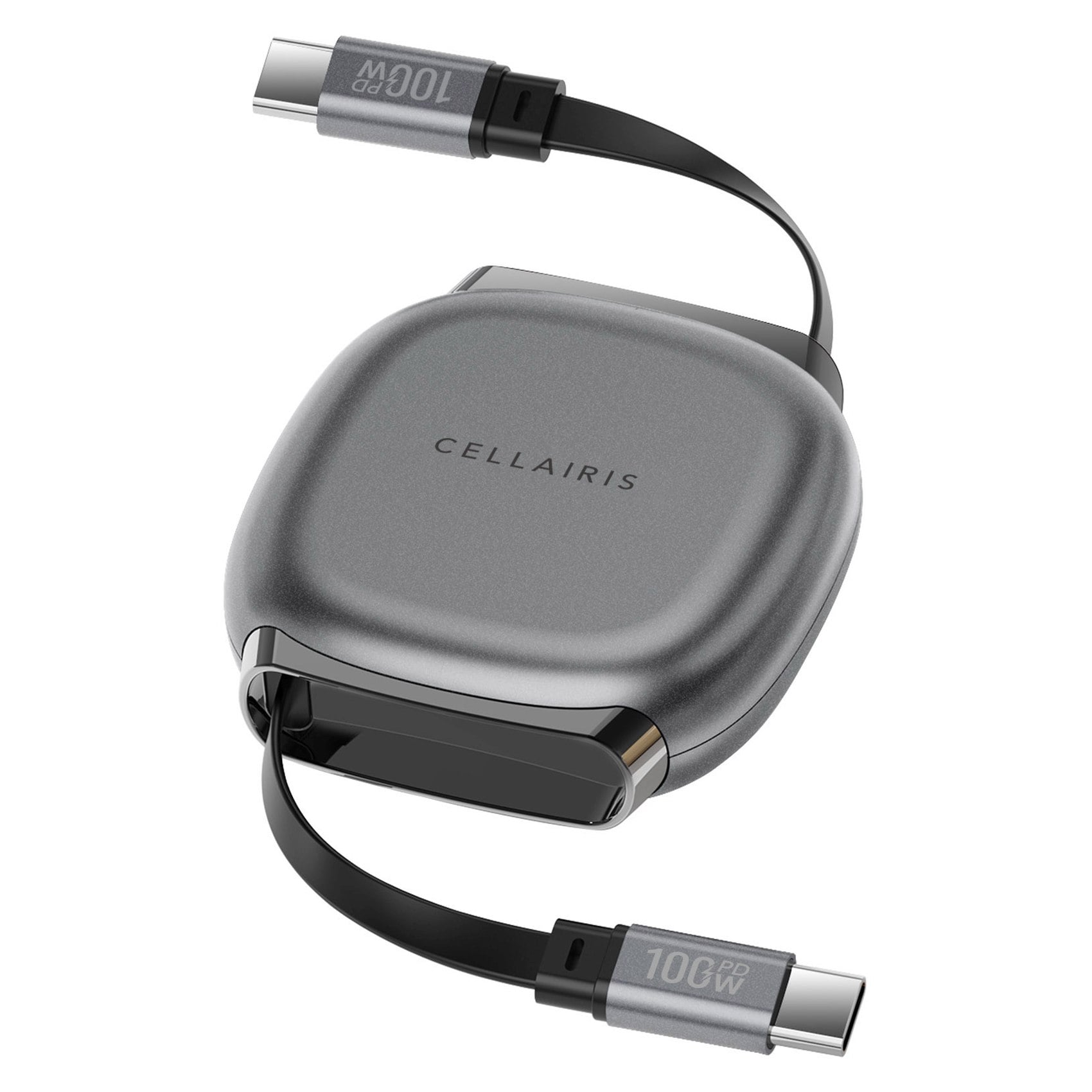 تسوق سيليريس كابل USB نوع C إلى USB نوع C قابل للسحب 100 واط - أسود أون ...