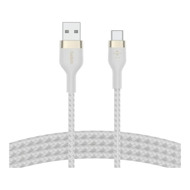 Belkin BoostCharge Pro Flex USB-A to USB-C Data Sync and Charging Cable, Black, 1m