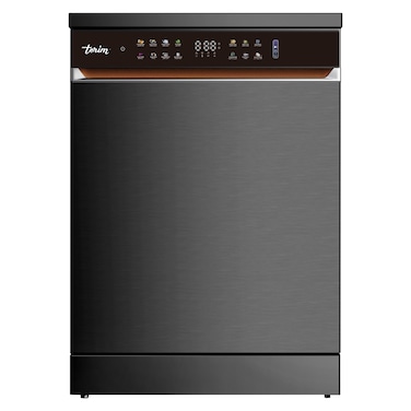 Terim Freestanding Dishwasher, TERDW1508SKYT, 15 Place Settings, Grey