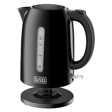 Black &amp; Decker Electric Kettle JC64-B5, 2200 W, 1.7 L, Black, Stainless Steel, Cordless