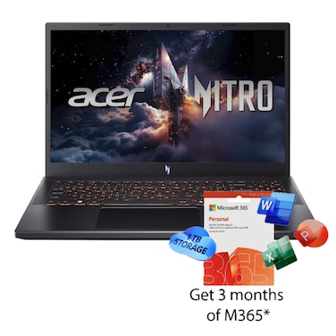 Acer Nitro Lite 16 Laptop, Intel Core i7-13620H, 16GB RAM, 512GB SSD, 16-Inch WUXGA IPS, 6GB NVIDIA GeForce RTX 3050 Graphics Card, Windows 11 Home, Shale Black, NL16-71G