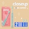 Closeup Sonic Expert Green Rechargeable Toothbrush, Waterproof, with 8x Plaque Removal Power, Whitens and Cleans, Suitable for Sensitive Teeth, 1pack