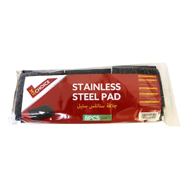 My Choice Stainless Steel Pad, 6 PCS