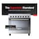 Tecnogas Superiore Cooker TCP396GG52KX, 90 cm, Cast Iron, Stainless Steel and Black, 5 Burners