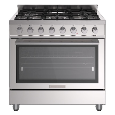 Tecnogas Superiore Pro Line Cooker TCP29E95WX, 90x60 cm, Cast Iron, Stainless Steel, 5 Burners