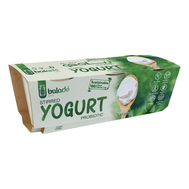 بالادي زبادي فارمز طبيعي كامل الدسم 120 غرام حزمة من 3 قطع