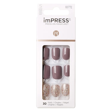 Kiss Impress Press-On Manicure False Nails KIM011C, Short, Flawless
