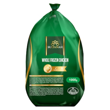 Sultanah Whole Frozen Chicken, 1000g