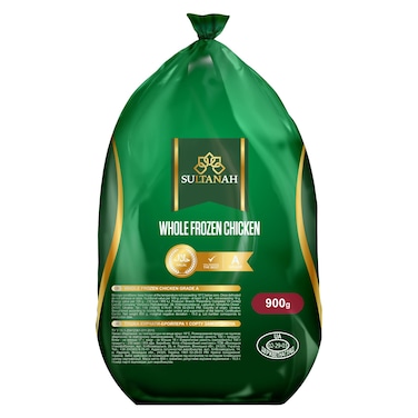 Sultanah Whole Frozen Chicken, 900g