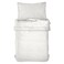 Kasa Cotton Duvet Cover Set, Percale White, 160x220cm