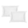 Kasa Satin Cotton Pillow Cases Set, White, 50x70cm, 2 PCS