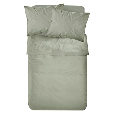 كاسا طقم ملاءات قطنية، أخضر باهت، 220×270 سم