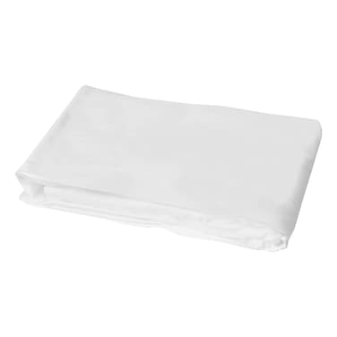 كاسا ملاءة سرير فردية من الألياف الدقيقة، أبيض، 220×270 سم