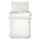 Kasa Cotton with Pleats Duvet Cover Set, White, 160x220cm