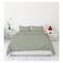 Kasa Cotton Duvet Cover Set, Washed Green, 240x220cm