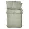 Kasa Cotton Duvet Cover Set, Washed Green, 240x220cm