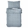 Kasa Cotton Duvet Cover Set, Indian Blue, 160x220cm