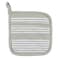 Kasa Cotton Handle, Green Stripes, 19x19cm