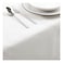 Kasa Anti Stain Cotton Table Cloth, White, 150x250cm