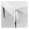 Kasa Anti Stain Cotton Table Cloth, White, 150x300cm
