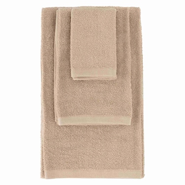 Kasa Cotton Towels, Beige, 3 PCS