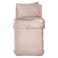 كاسا طقم غطاء لحاف من البوليستر الناعم، وردي، 160×220 سم