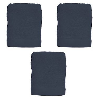 Kasa Cotton Towels, Blue, 30x30cm, 3 PCS