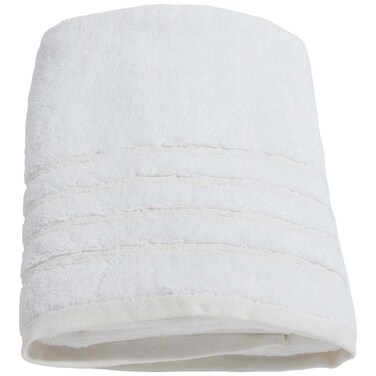 Soft Cotton Bath Towel, White, 70&times;140cm