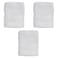 Kasa Cotton Towels, White, 30x30cm, 3 PCS