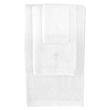 Kasa Cotton Towels, White, 3 PCS